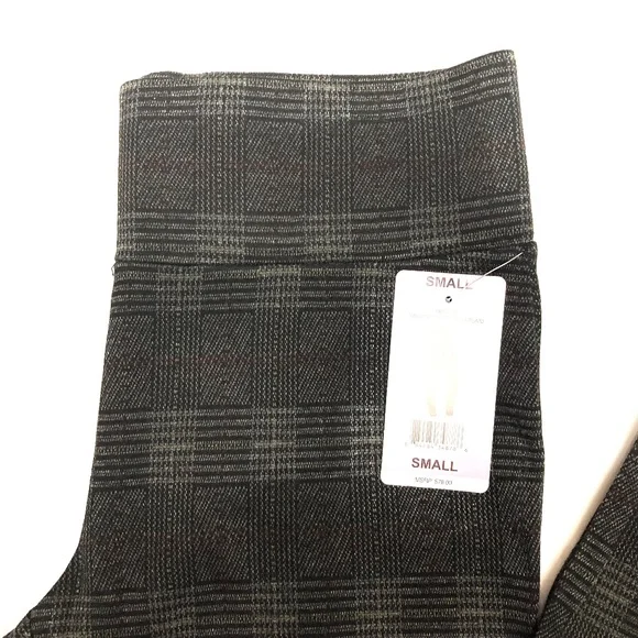 NWT Tahari Window Pane Glen Plaid Leggings - Picture 4 of 5